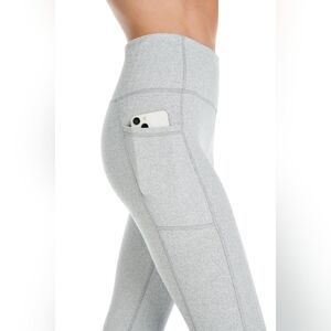 Large Kyodan Warm Running Leggings With Herringbone Print